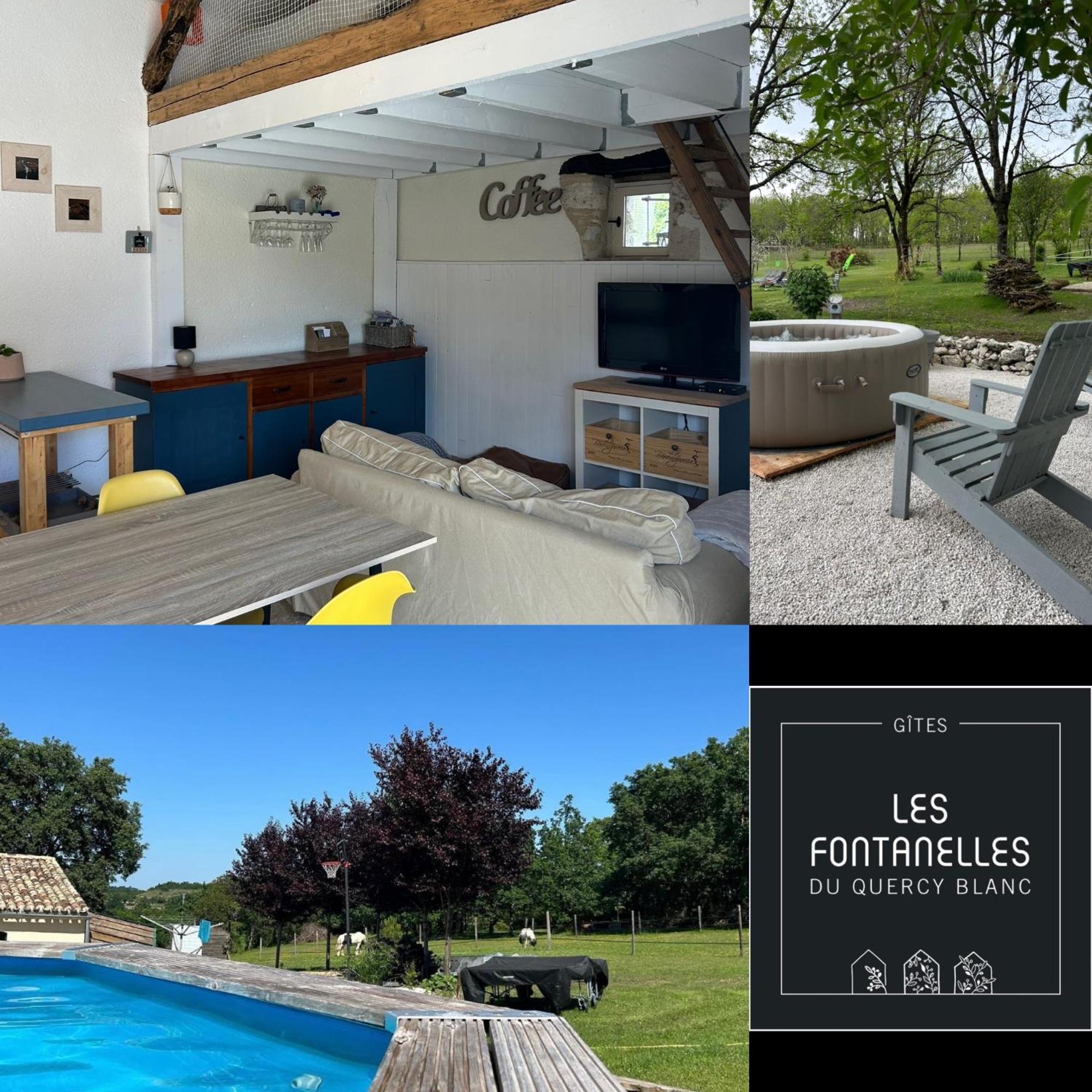 Les Fontanelles Du Quercy Blanc Villa Montcuq Buitenkant foto